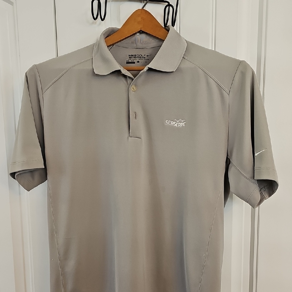 Nike Light Gray Men's Polo Shirt
